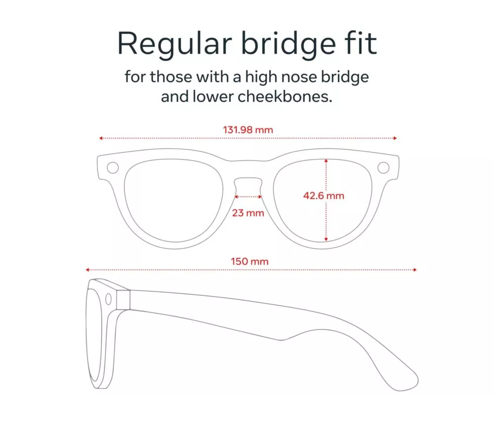 RAY-BAN Meta Headliner (Gen 2) Glasses - Shiny Black with Green Lenses