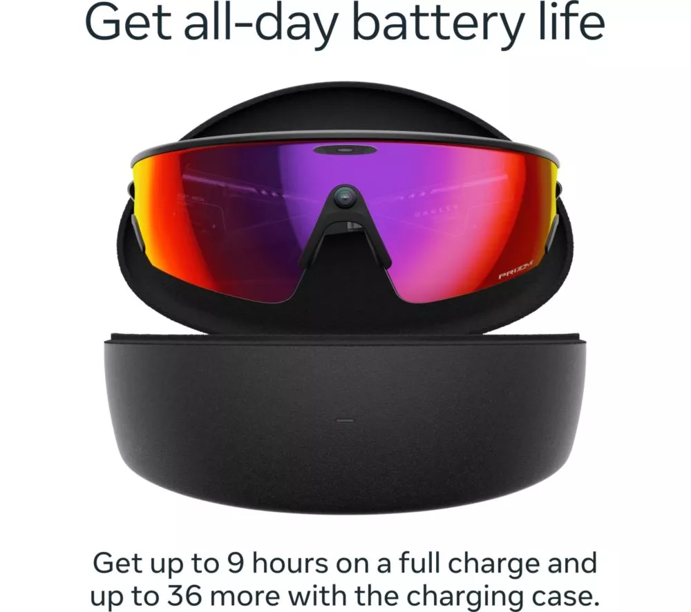OAKLEY Meta Vanguard Glasses - Black with Prizm Road Lenses