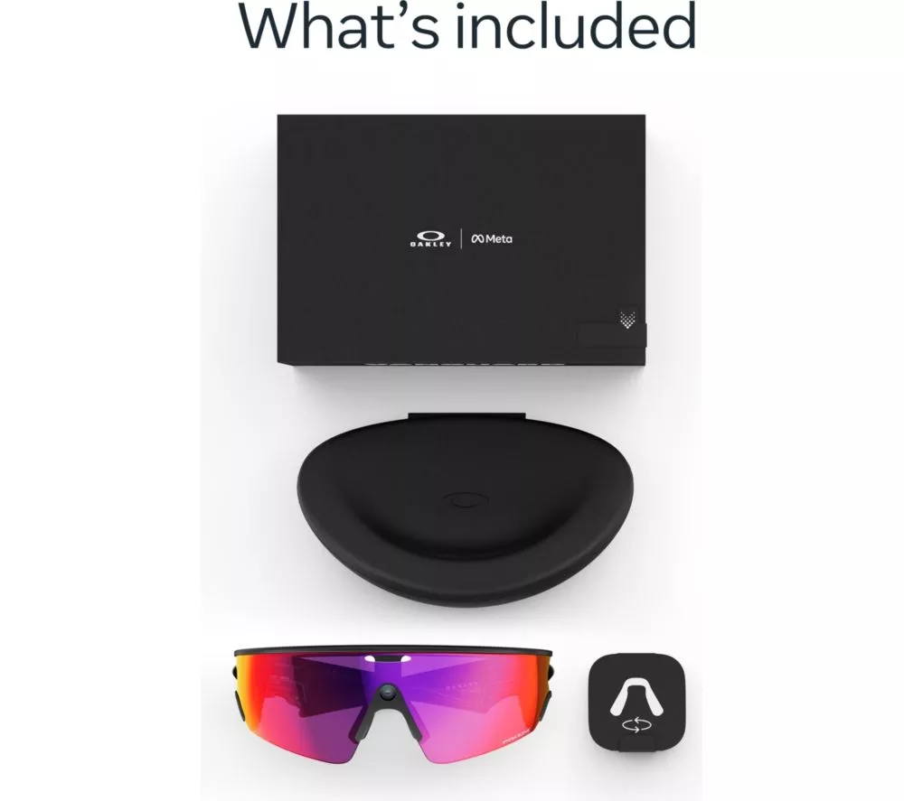 OAKLEY Meta Vanguard Glasses - Black with Prizm Road Lenses