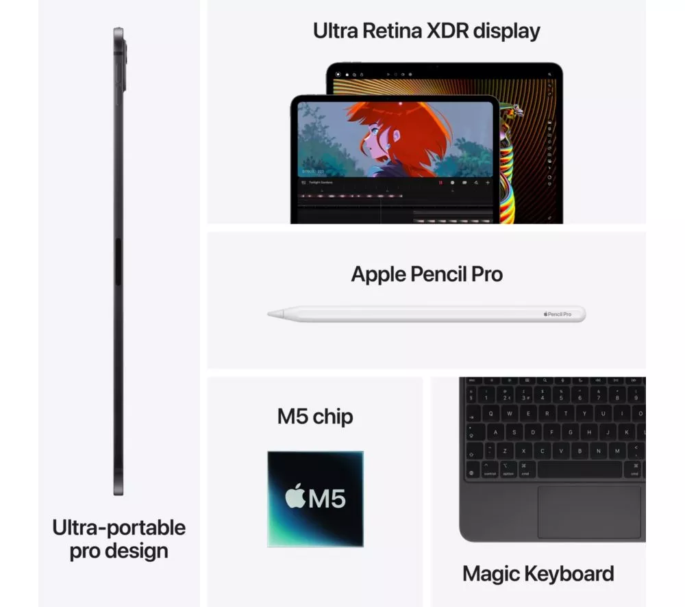 APPLE 13" iPad Pro (2025) - 512 GB, Silver