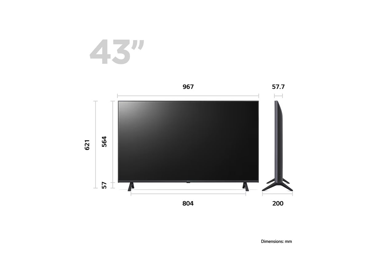 LG 43UR78006LK 43" Smart 4K Ultra HD HDR LED TV