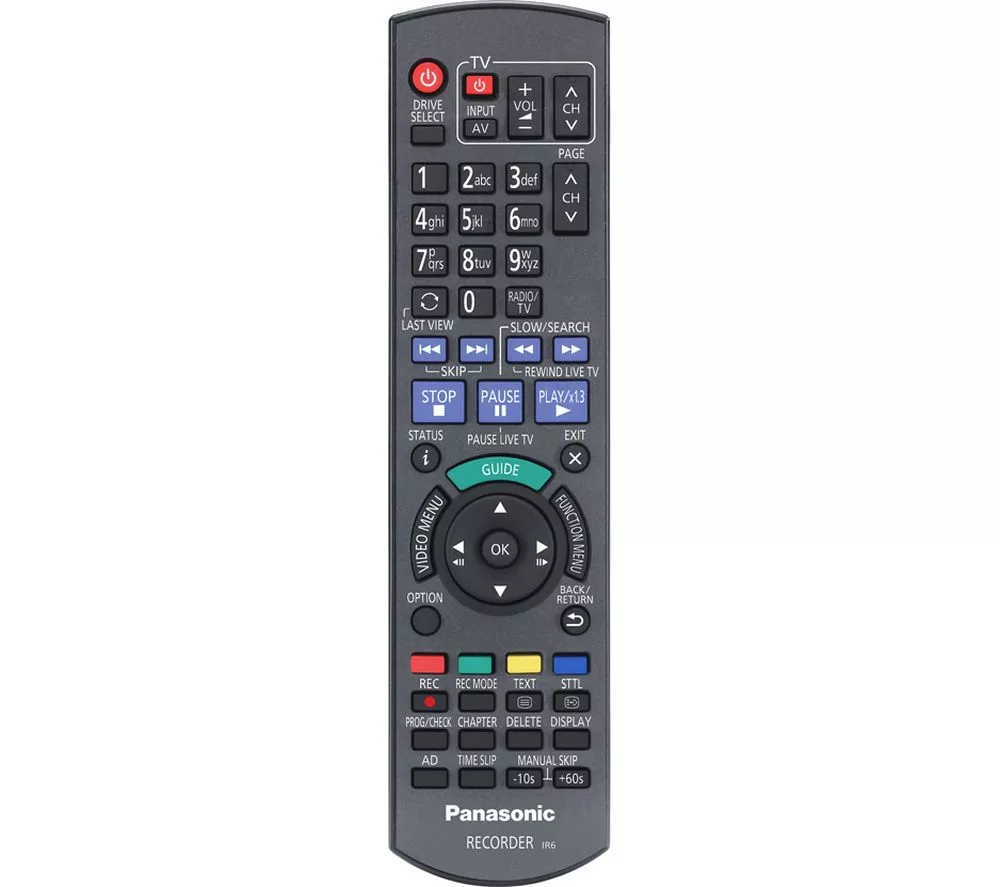 PANASONIC DMR-EX97EB-K DVD Player with Freeview HD Recorder - 500 GB HDD