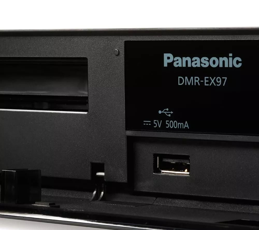 PANASONIC DMR-EX97EB-K DVD Player with Freeview HD Recorder - 500 GB HDD