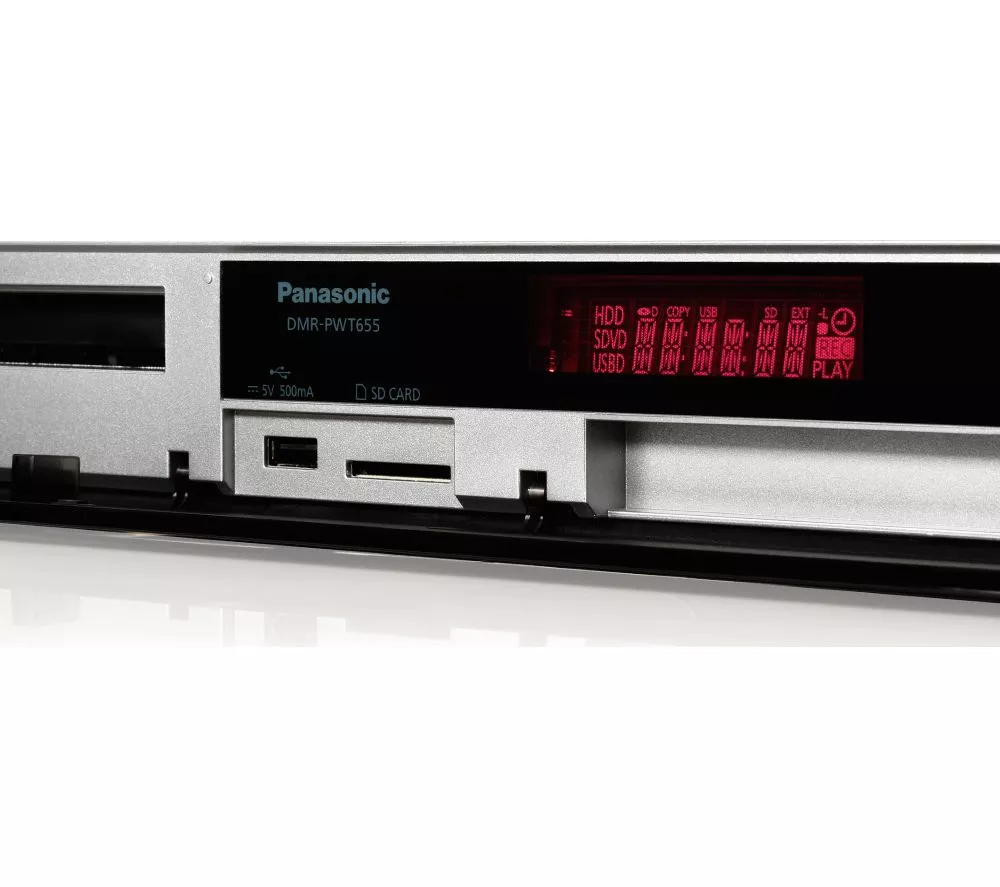 PANASONIC DMR-PWT655EB Smart 3D Blu-ray & DVD Player with Freeview Play Recorder - 1 TB HDD