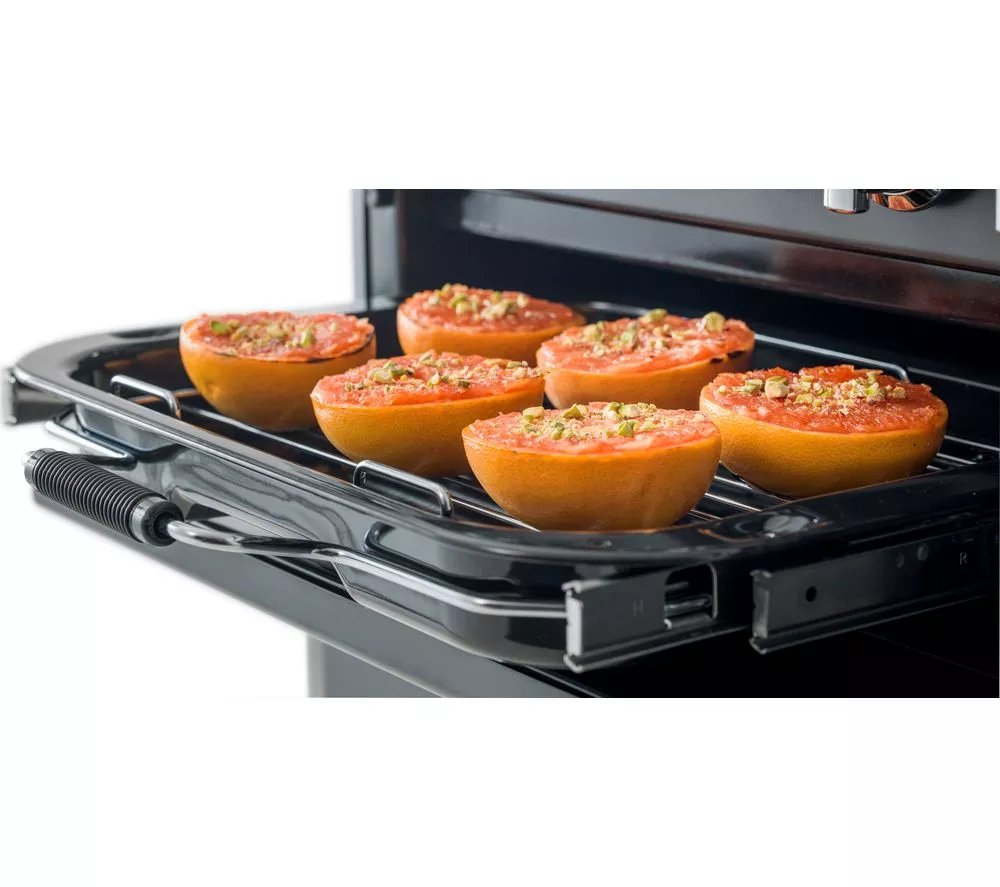 RANGEMASTER Professional Deluxe 90 Dual Fuel Range Cooker - Stainless Steel
