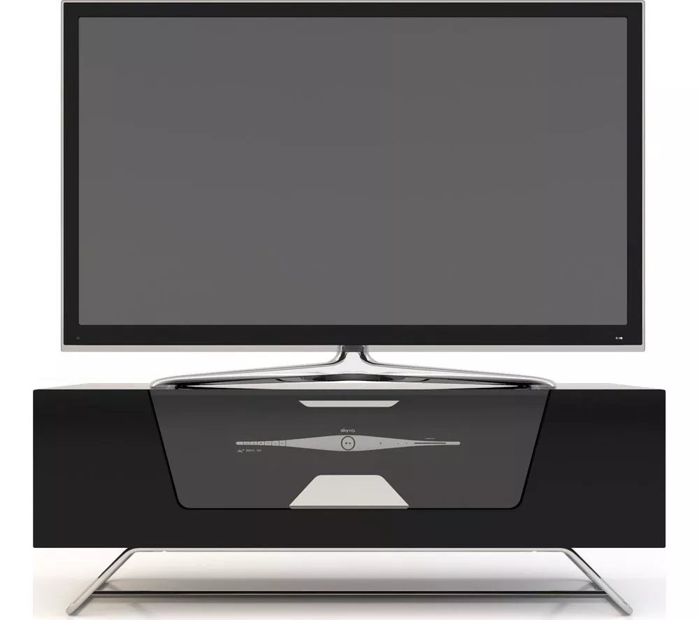 ALPHASON Chromium 2 Cantilever CRO2-1000BKT-BK 1000 mm TV Stand with Bracket - Black