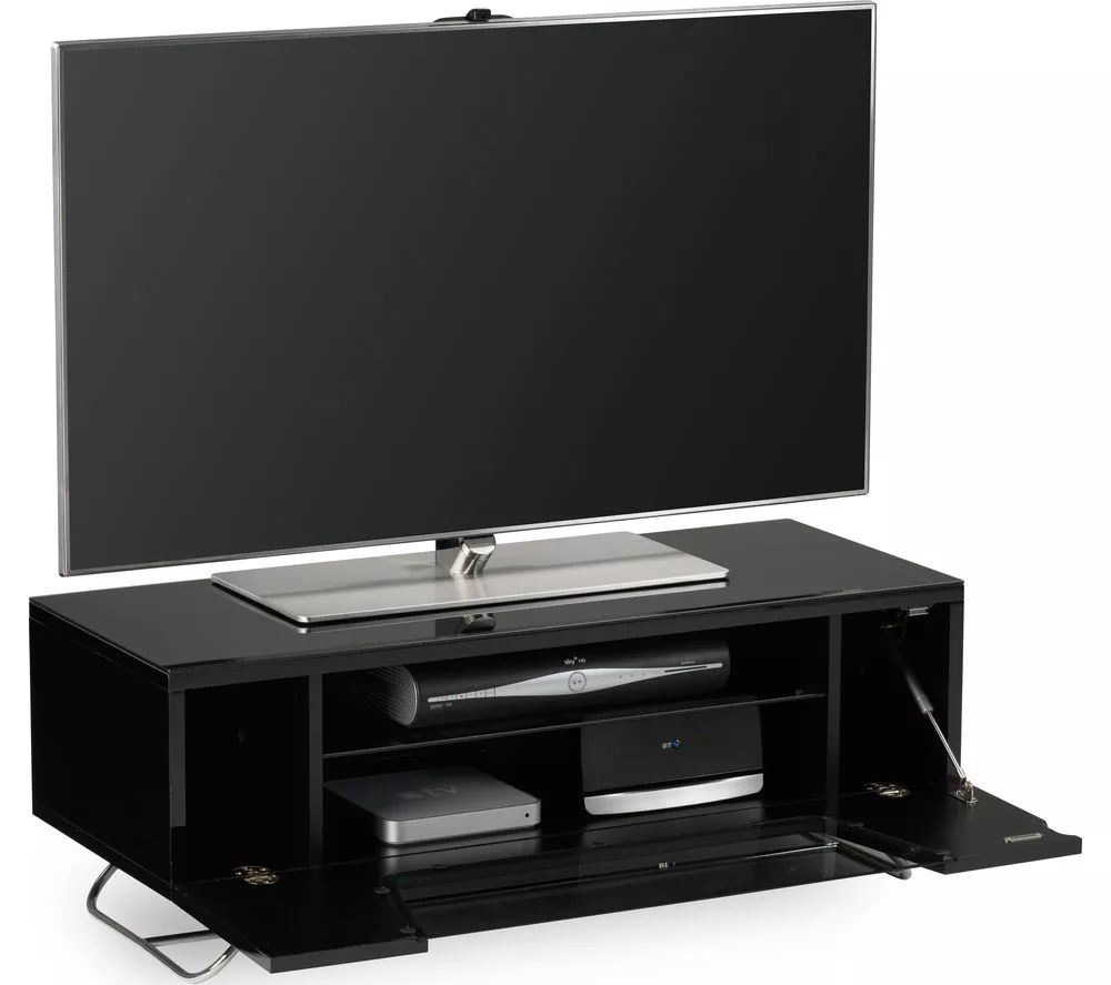 ALPHASON Chromium 2 Cantilever CRO2-1000BKT-BK 1000 mm TV Stand with Bracket - Black