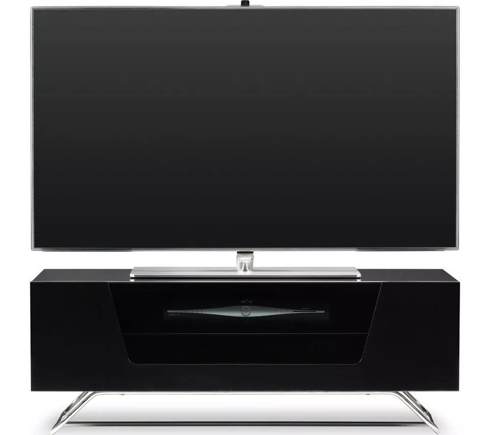 ALPHASON Chromium 2 Cantilever CRO2-1000BKT-BK 1000 mm TV Stand with Bracket - Black