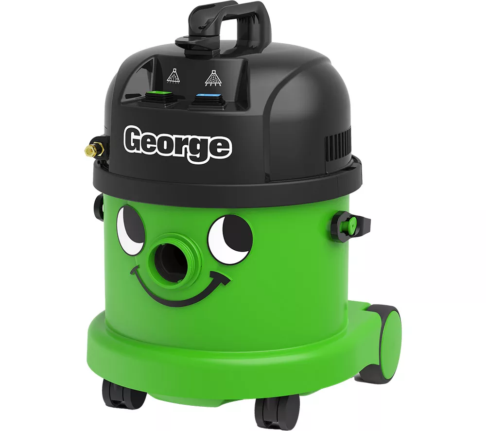 NUMATIC George GVE370 3-in-1 Cylinder Wet & Dry Vacuum Cleaner - Green & Black