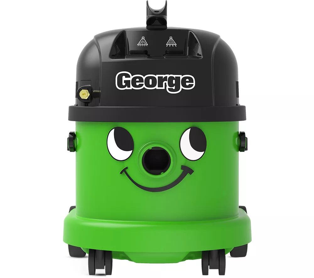 NUMATIC George GVE370 3-in-1 Cylinder Wet & Dry Vacuum Cleaner - Green & Black
