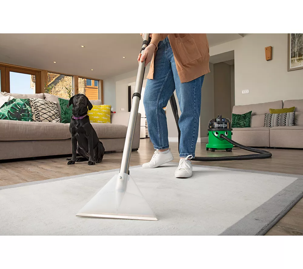 NUMATIC George GVE370 3-in-1 Cylinder Wet & Dry Vacuum Cleaner - Green & Black