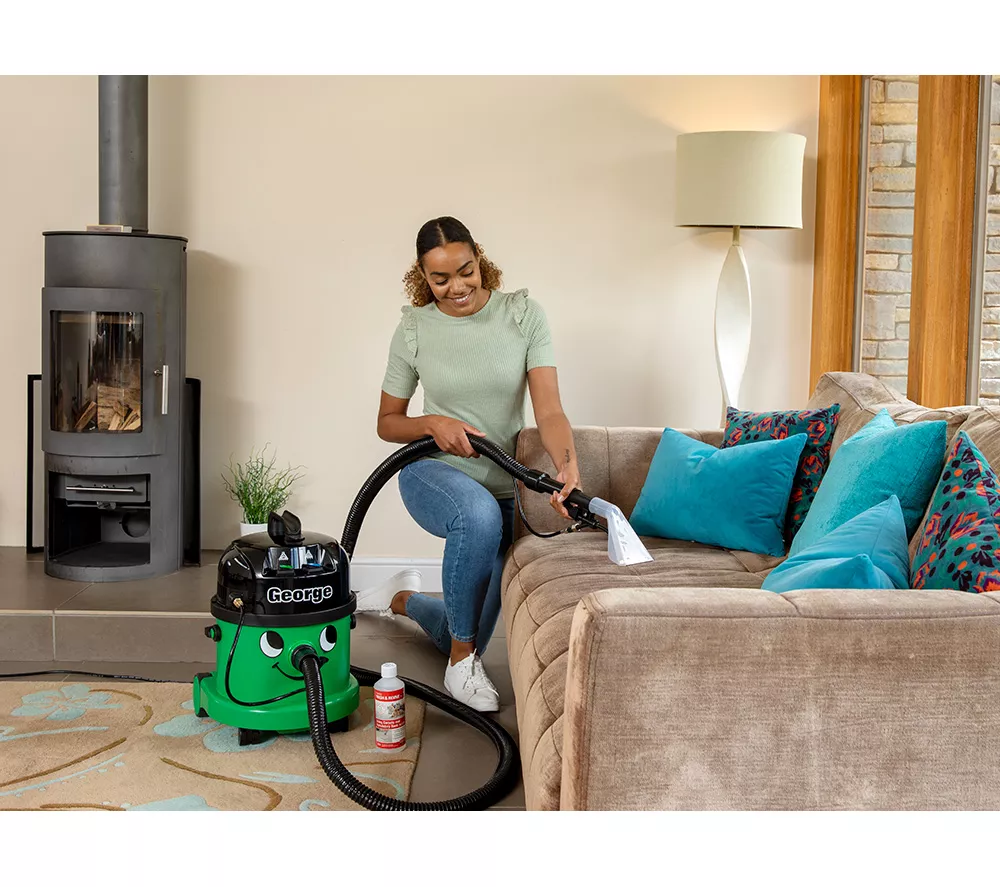 NUMATIC George GVE370 3-in-1 Cylinder Wet & Dry Vacuum Cleaner - Green & Black