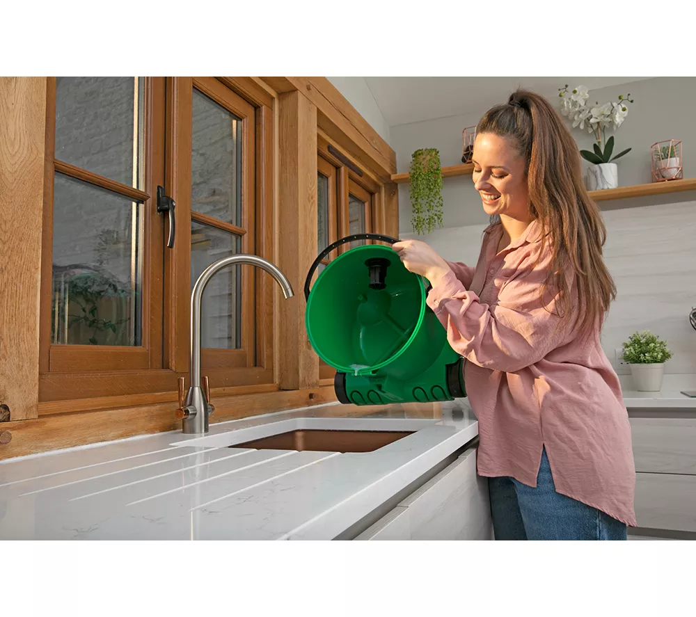 NUMATIC George GVE370 3-in-1 Cylinder Wet & Dry Vacuum Cleaner - Green & Black