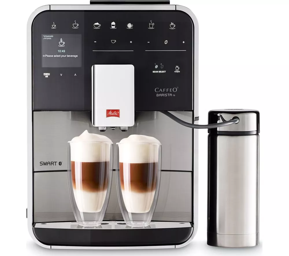 MELITTA Caffeo Barista TS F86 0-100 Smart Bean to Cup Coffee Machine - Stainless Steel