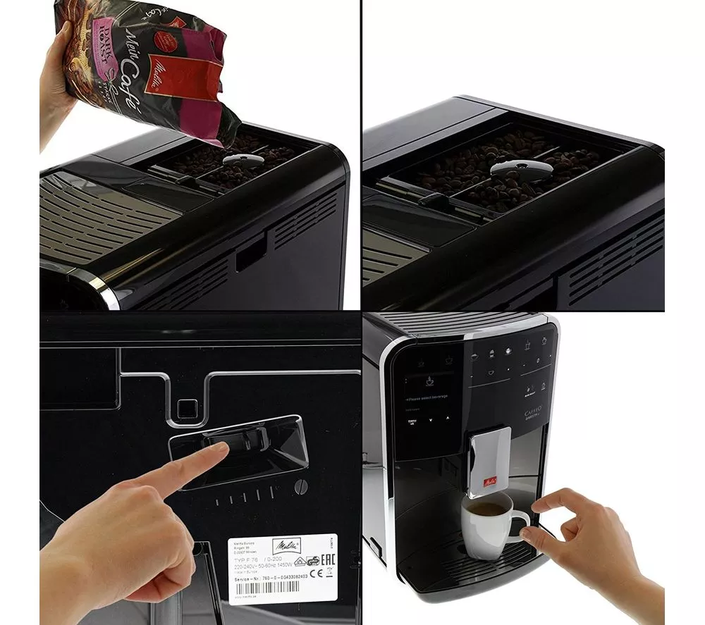 MELITTA Caffeo Barista TS F86 0-100 Smart Bean to Cup Coffee Machine - Stainless Steel