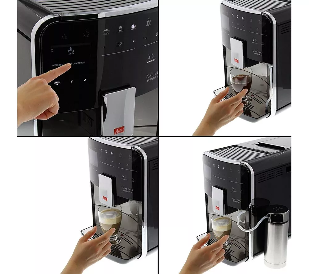 MELITTA Caffeo Barista TS F86 0-100 Smart Bean to Cup Coffee Machine - Stainless Steel