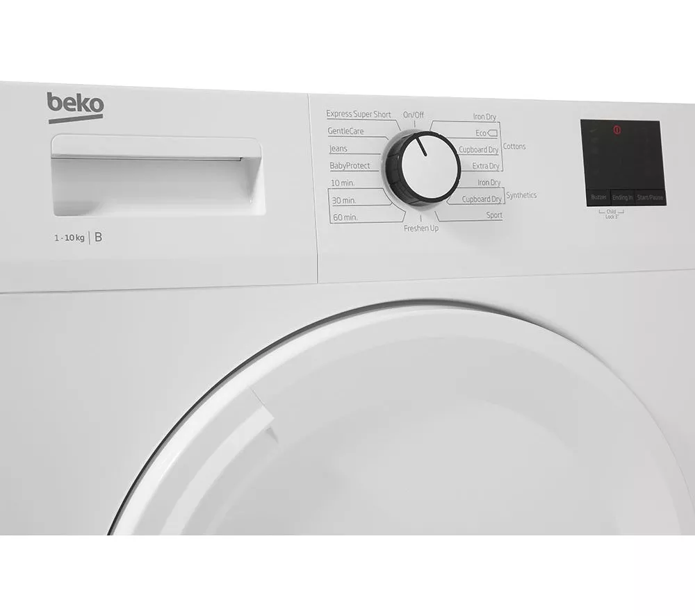 BEKO DTBC10001W 10 kg Condenser Tumble Dryer - White