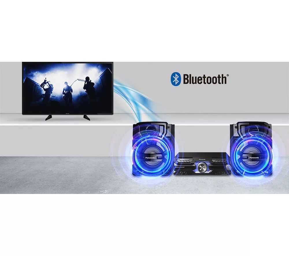 PANASONIC SC-AKX710E-K Bluetooth Megasound Party Hi-Fi System - Black