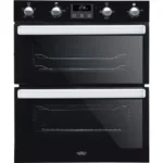 BELLING BI702FPCT Electric Built-under Double Smart Oven - Black