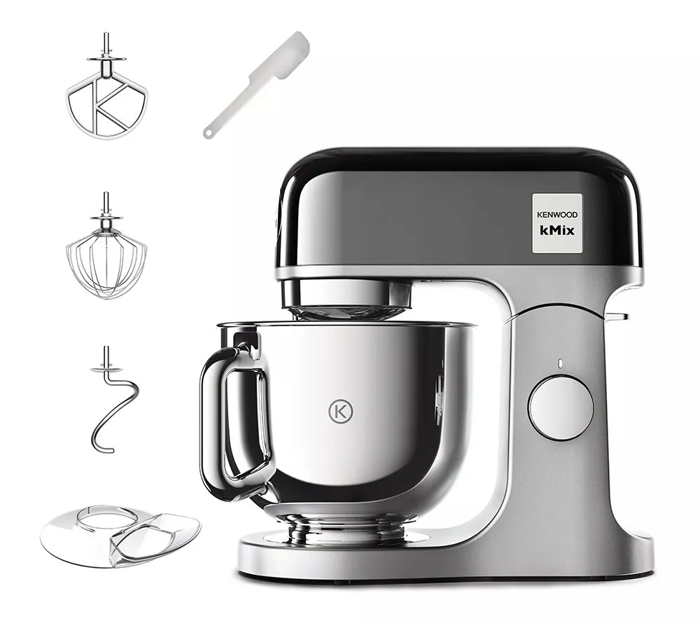 KENWOOD kMix KMX760BC Kitchen Machine - Black & Stainless Steel