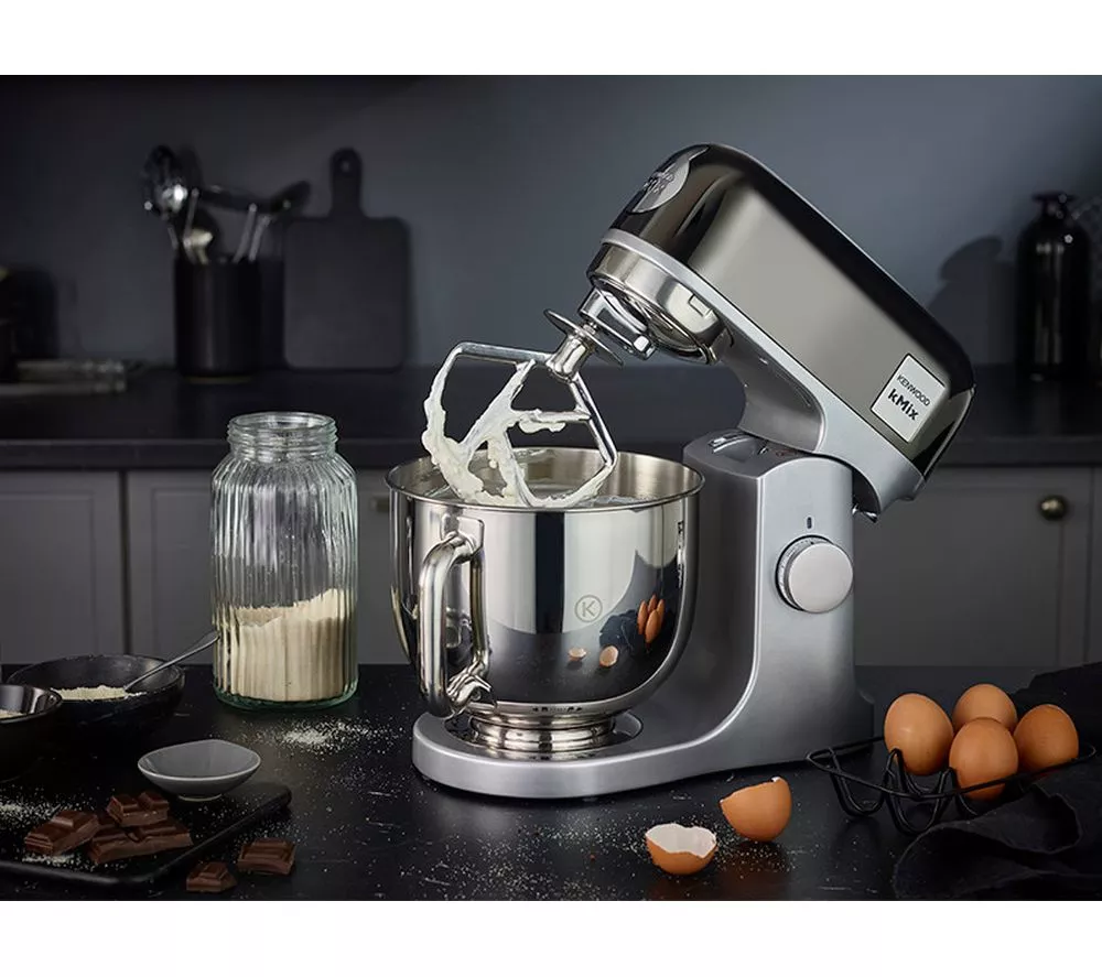 KENWOOD kMix KMX760BC Kitchen Machine - Black & Stainless Steel