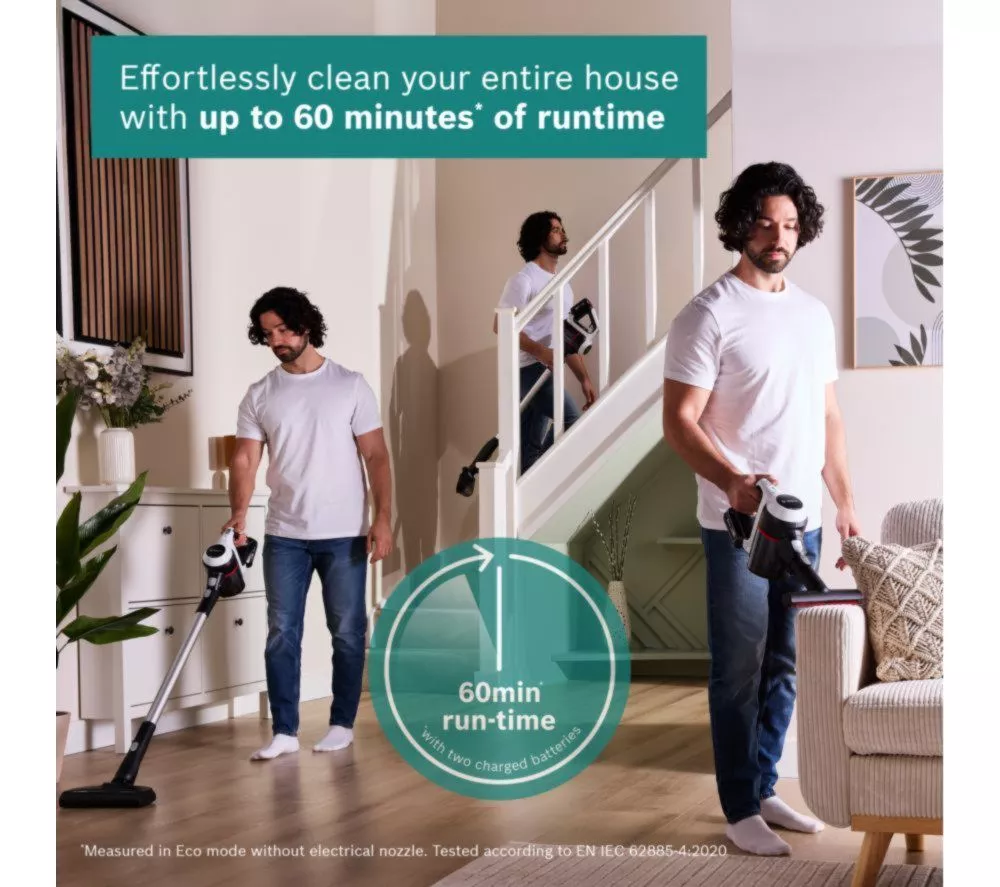 BOSCH Unlimited 6 BCS612GB Cordless Vacuum Cleaner - White
