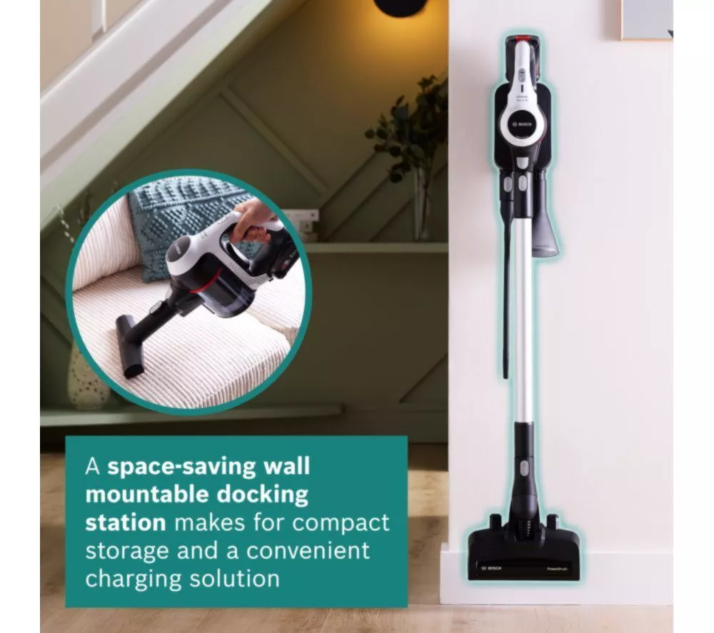 BOSCH Unlimited 6 BCS612GB Cordless Vacuum Cleaner - White