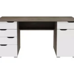 ALPHASON Kentucky Desk - Gloss White