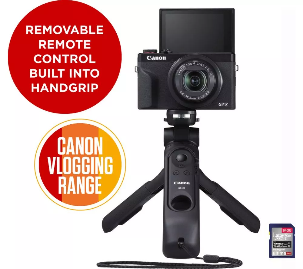 CANON PowerShot G7 X Mark III High Performance Compact Camera - Black