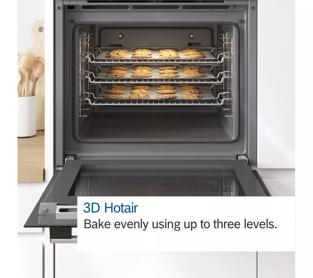 BOSCH MHA133BR0B Electric Built-in Double Oven - Stainless Steel