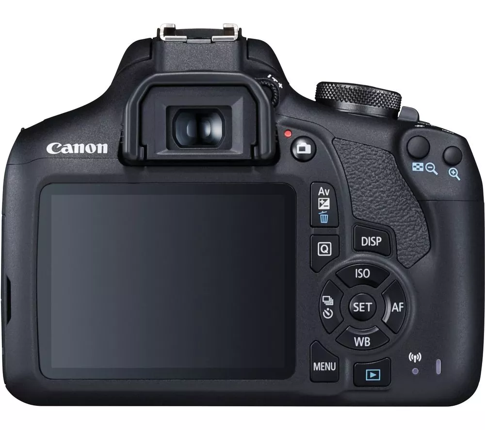 CANON EOS 2000D DSLR Camera with EF-S 18-55 mm f 3.5-5.6 III & EF 75-300 mm f 4-5.6 III Lens