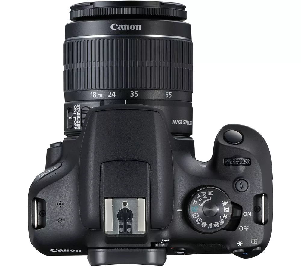 CANON EOS 2000D DSLR Camera with EF-S 18-55 mm f 3.5-5.6 III & EF 75-300 mm f 4-5.6 III Lens