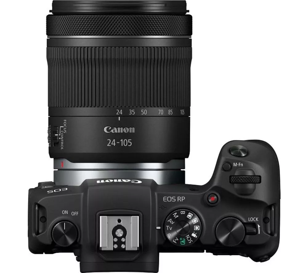 CANON EOS RP Mirrorless Camera with RF 24-105 mm f 4-7.1 IS STM Lens