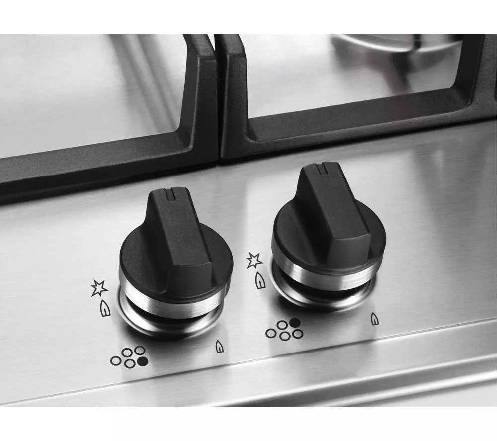 AEG HGB75420YM 75 cm Gas Hob - Stainless Steel