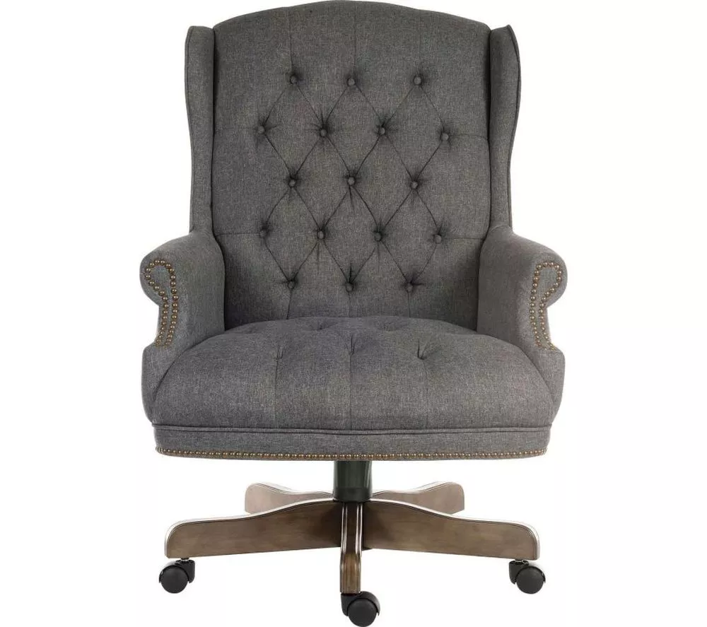 TEKNIK Chairman Fabric Tilting Executive Chair - Grey
