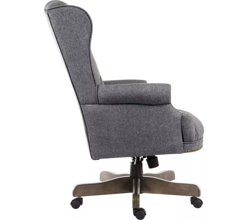 TEKNIK Chairman Fabric Tilting Executive Chair - Grey