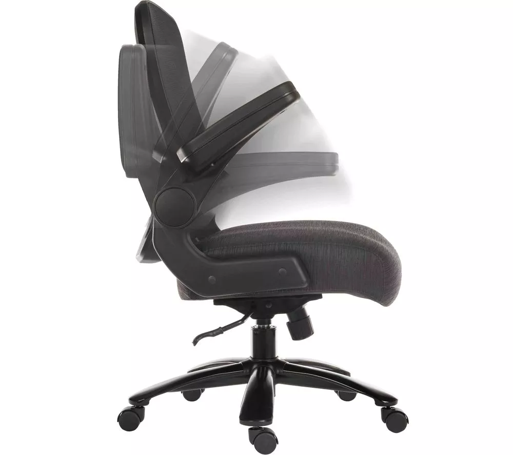 TEKNIK Hercules Extreme Heavy Duty Fabric & Mesh Chair - Black
