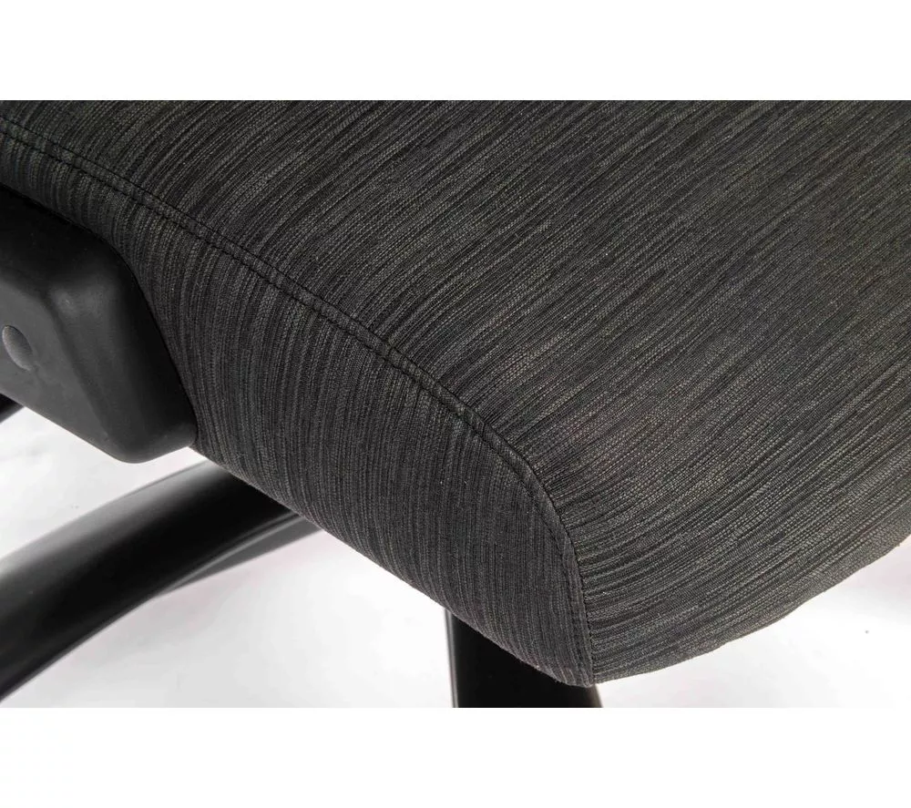 TEKNIK Hercules Extreme Heavy Duty Fabric & Mesh Chair - Black