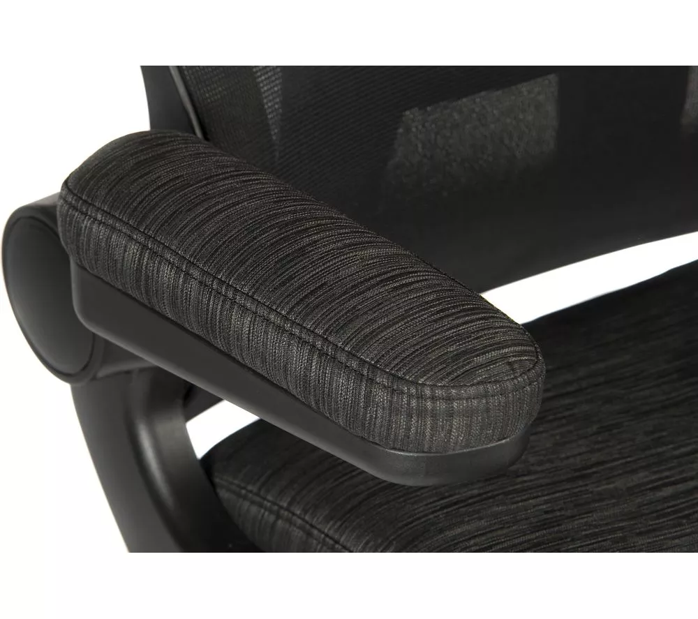 TEKNIK Hercules Extreme Heavy Duty Fabric & Mesh Chair - Black