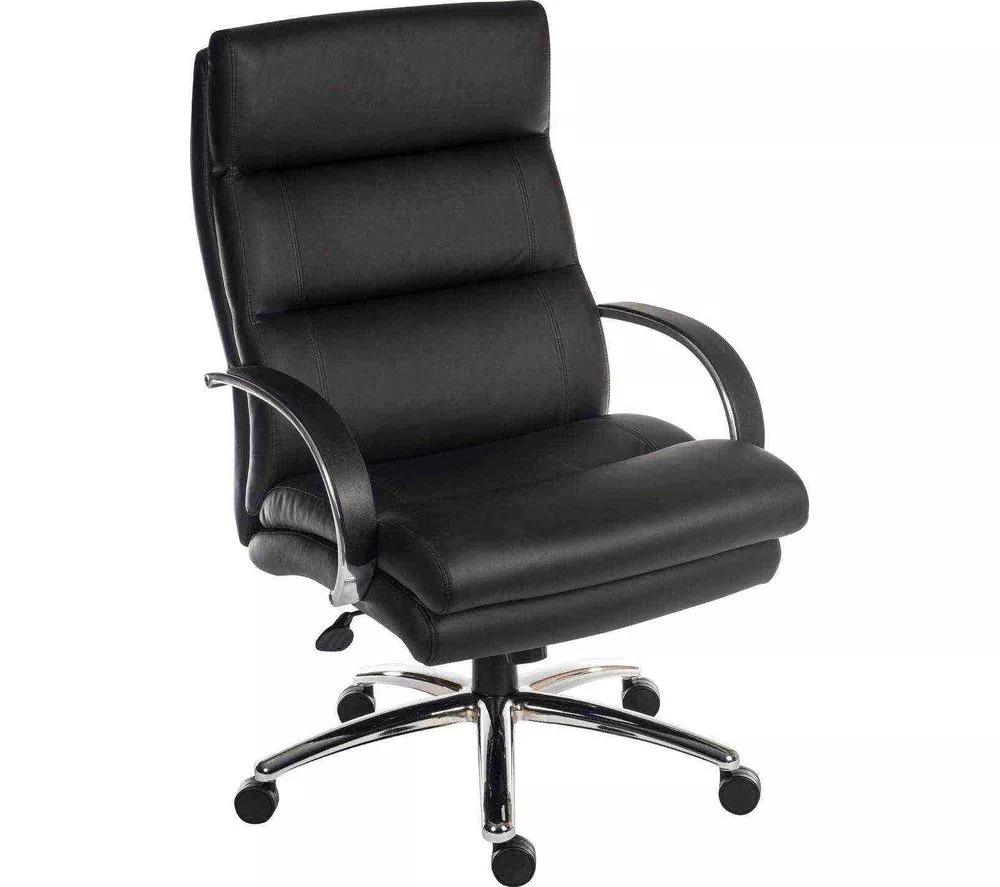 TEKNIK Samson Faux-Leather Tilting Executive Chair - Black