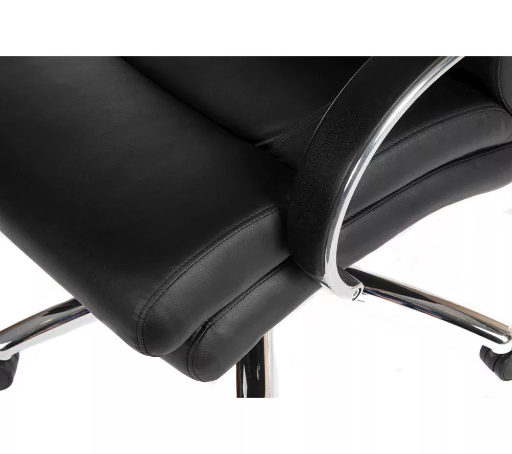 TEKNIK Samson Faux-Leather Tilting Executive Chair - Black