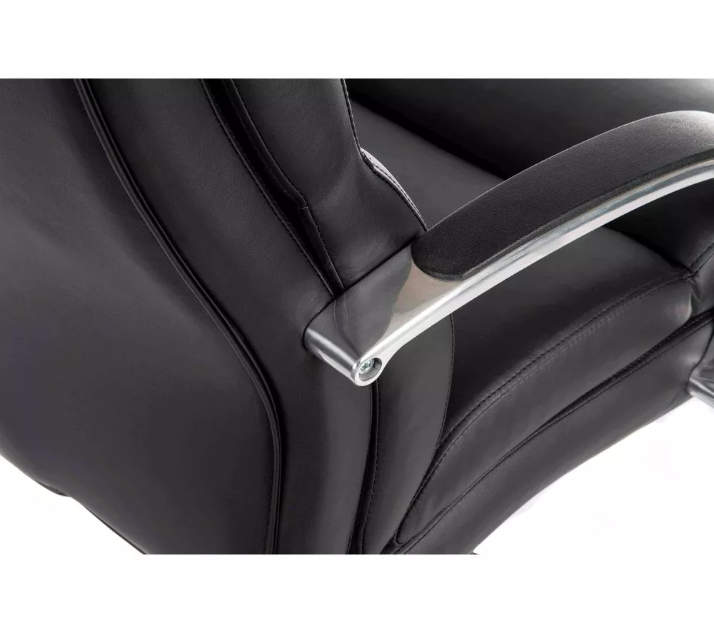 TEKNIK Samson Faux-Leather Tilting Executive Chair - Black