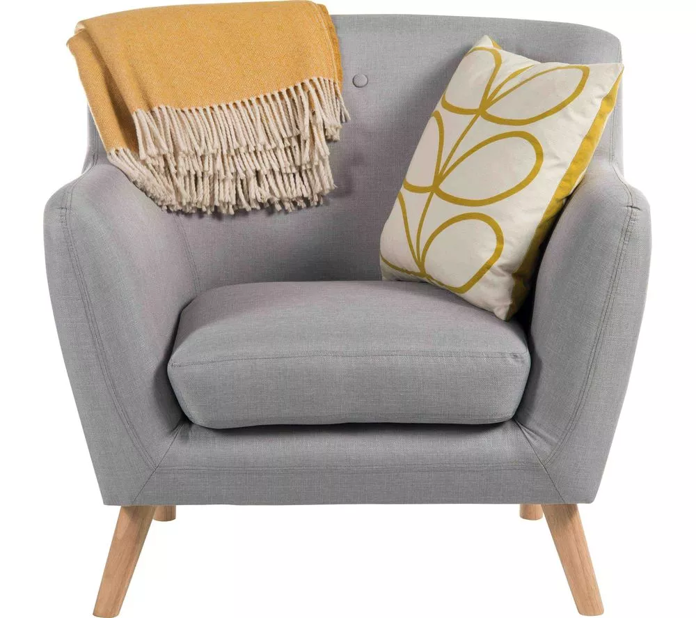 TEKNIK Skandi Fabric Reception Chair - Grey