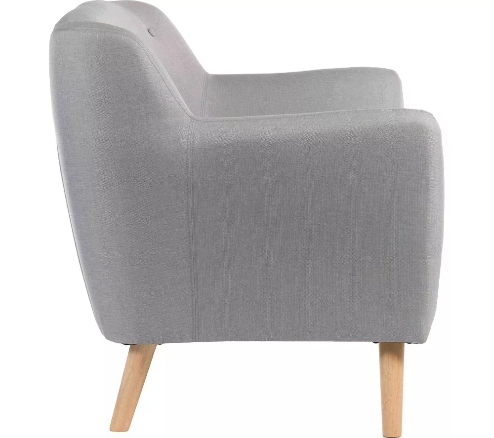 TEKNIK Skandi Fabric Reception Chair - Grey
