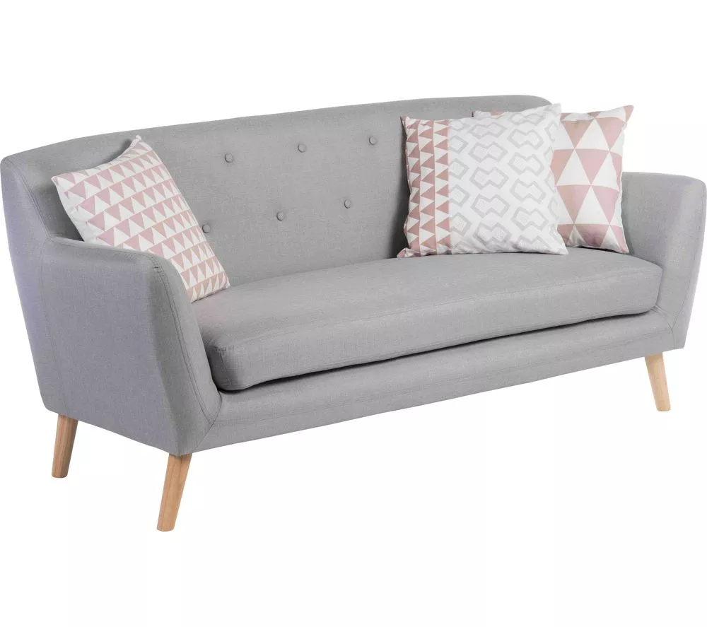 TEKNIK Skandi Fabric Sofa - Grey