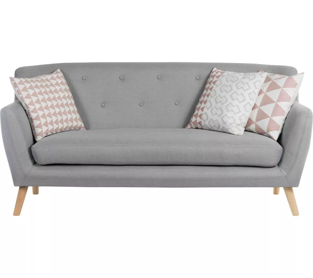 TEKNIK Skandi Fabric Sofa - Grey