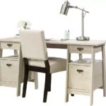TEKNIK Executive Trestle Desk - Chalked Chestnut