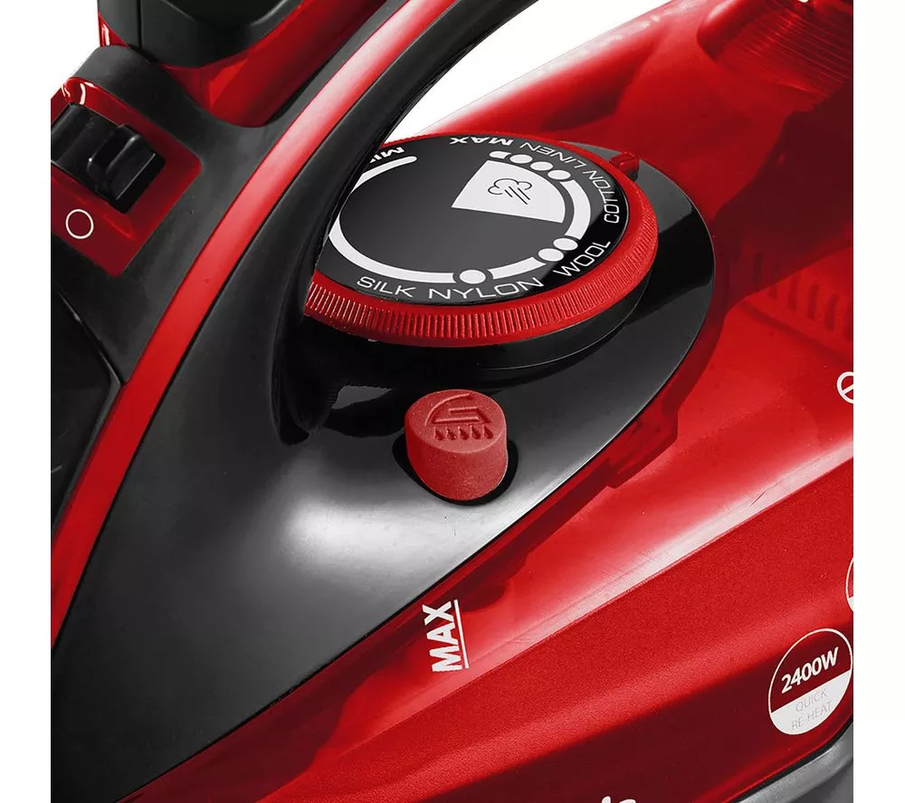 MORPHY RICHARDS Easycharge 303250 Cordless Steam Iron - Red & Black