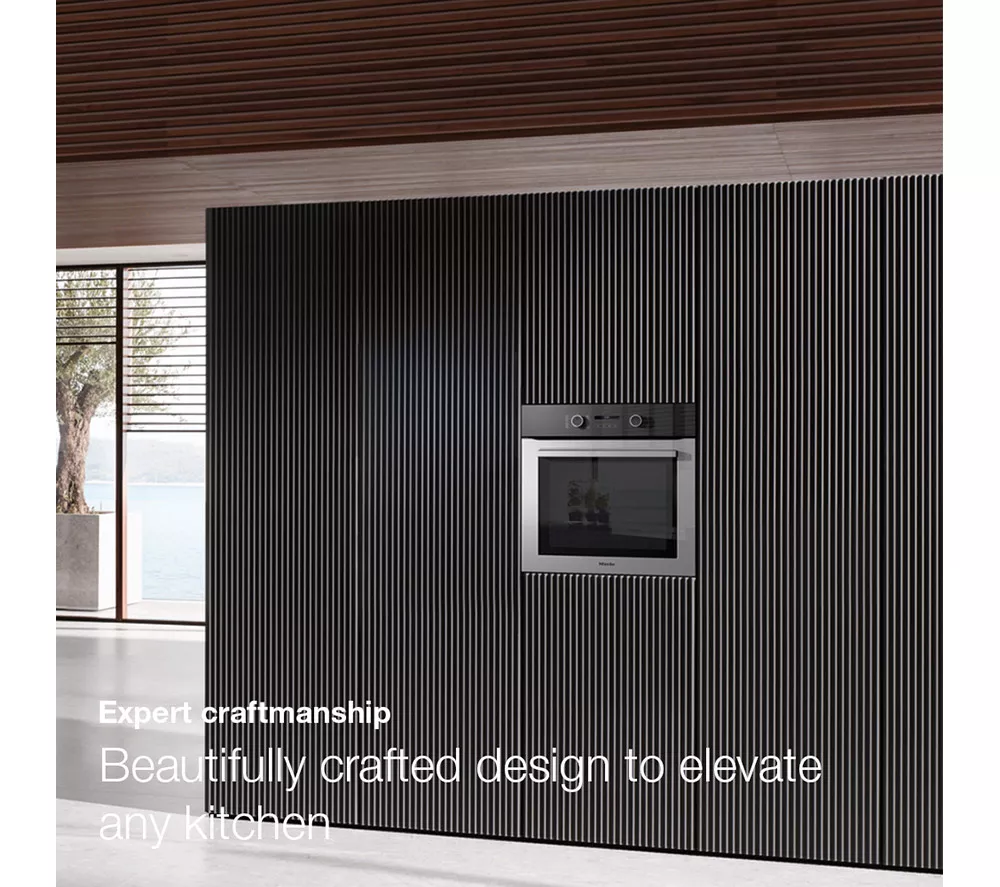 MIELE H7164BP Electric Pyrolytic Steam Smart Oven - Stainless Steel