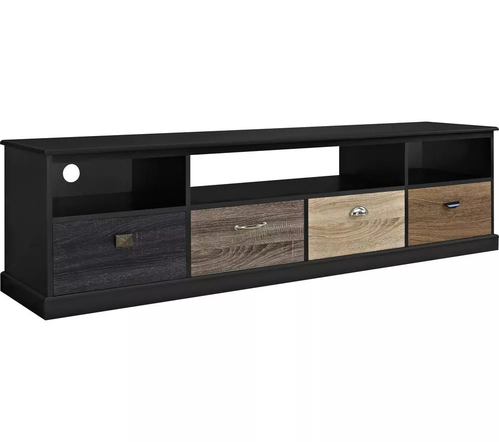 DOREL HOME 1773196PCOMUK Mercer 1829 mm TV Stand - Black
